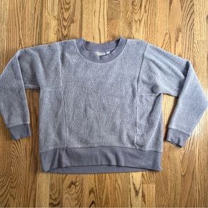 Zella Sherpa crewneck sweatshirt